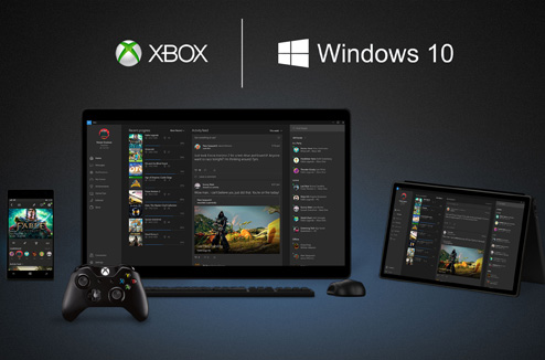 Windows 10 l'ami des joueurs Xbox One