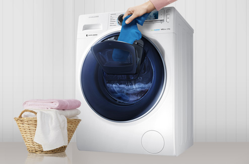 AddWash de Samsung : le lave-linge qui pense aux chaussettes oubliées