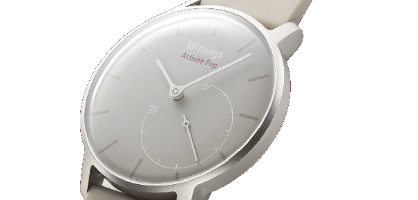 Design de la montre connectée Withings Activité Pop