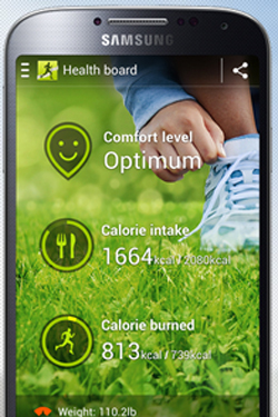Samsung Galaxy S4 : application S Health