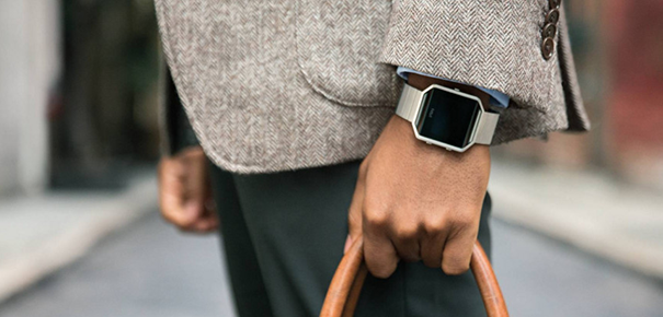 Fitbit Blaze avec un bracelet en métal