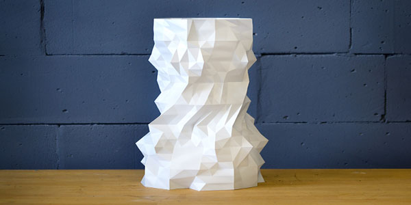 Un vase imprimé en 3D