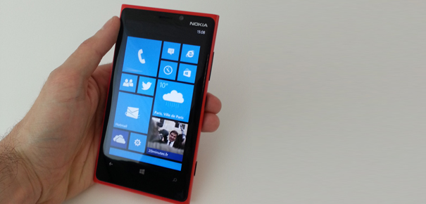 Prise en main du Nokia Lumia 920