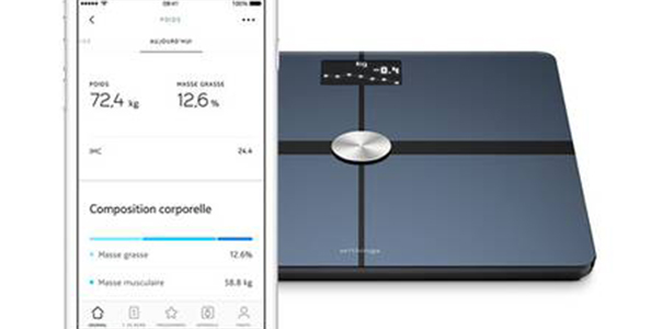 Visualisez votre poids et bien plus depuis votre smartphone