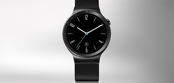 Bracelet en cuir sur la Huawei Watch
