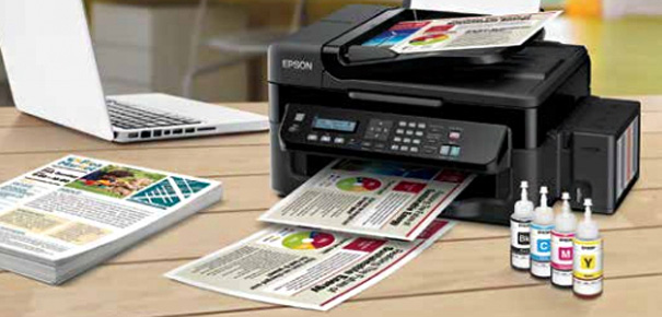 Exemple d'impression avec l'imprimante Epson L555