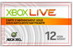 MICROSOFT CARTE XBOX LIVE GOLD 12 MOIS