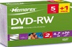 MEMOREX DV-RW 4,7GB/2XSC X6