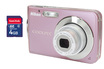 NIKON S210 ROSE+SDHC 4GO