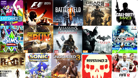 Liste des jeux sur PS3 