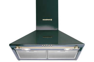 Hotte d&eacute;corative murale ROSIERES RDR 61 RUV VERT