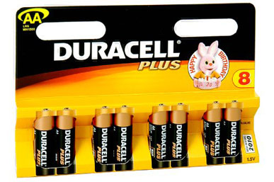 DURACELL 8 PILES R6