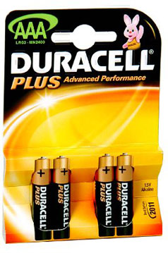 DURACELL 4 PILES R3