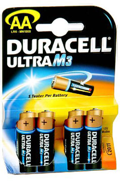 DURACELL 4 PILES R6
