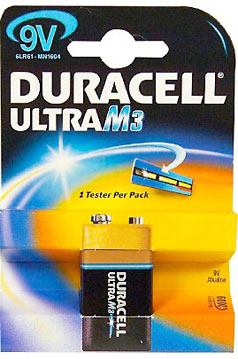 DURACELL 1 PILE 9V
