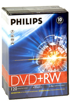 PHILIPS 5 DVD+RW
