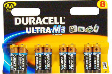 DURACELL 8 PILES R6
