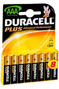 DURACELL 8 PILES R3