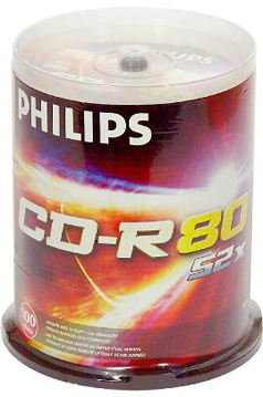 PHILIPS 100 CD-R