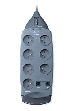BELKIN PARAFOUDRE 4 PRISES + TEL. + TV