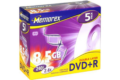 MEMOREX 5 DVD+R
