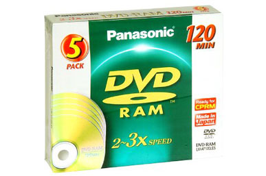 PANASONIC 5 DVD-RAM