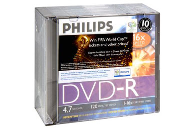 PHILIPS 10 DVD-R