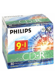 PHILIPS 10 CD-R AUDIO