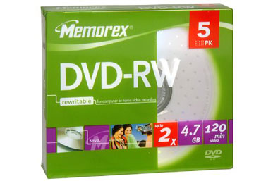 MEMOREX 5 DVD-RW