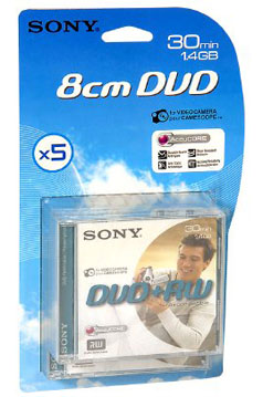 SONY DV+RW 8CM/30MNX5