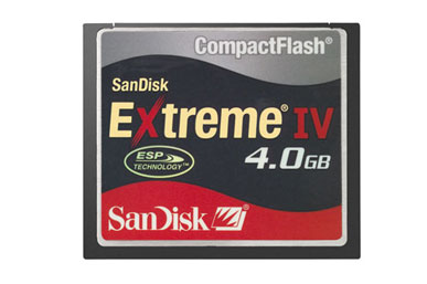 SANDISK CF EIV 4 GO