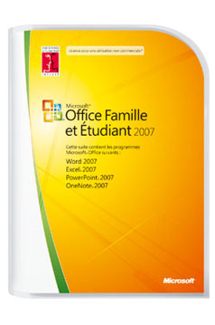 MICROSOFT OFFICE FAMILLE 2007