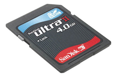 SANDISK SDHC UII 4GO
