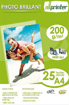 ALLPRINTER PHOTO A4 200G 25F