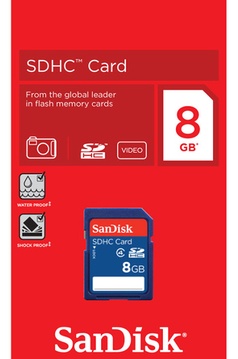SANDISK SDHC 8GO