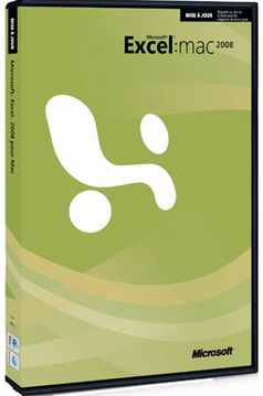 MICROSOFT MAJ EXCEL MAC 2008