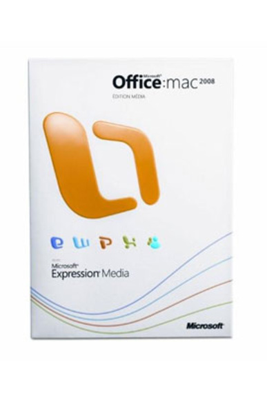 MICROSOFT OFFICE MAC 08 EDITION MEDIA