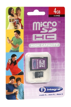 INTEGRAL MICRO SDHC 4 Go