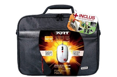 Sacoche pour ordinateur portable PORT FUN PACK SACOCHE 16 + SOURIS OPTIQUE