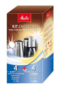 Nettoyant et d&eacute;tartrant pour cafeti&egrave;re MELITTA KIT ENTRETIEN