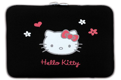 Sacoche pour ordinateur portable HELLO KITTY FLOWER BLK 12