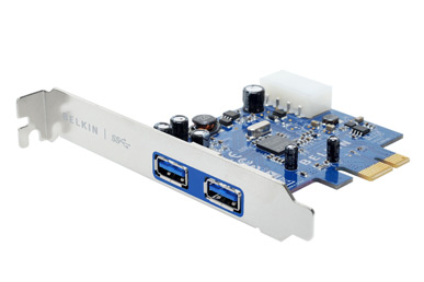 Carte réseau BELKIN PCI Express USB 3.0 2 PORTS