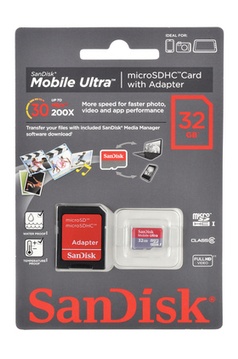 Carte SD SANDISK CARTM MICROSDU 32GB