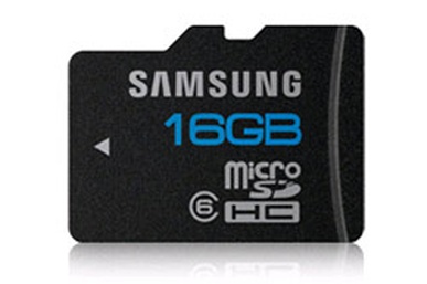 Carte SD SAMSUNG CARTM MICSD CL6 16GB