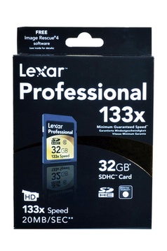 Carte SD LEXAR MEDIA CARTM SDHC 133X 32GB