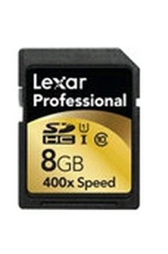 Carte SD LEXAR MEDIA SDHC 400X 8GB - CL10