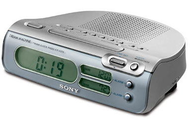 Radio-r&eacute;veil SONY ICF-C273L ARGENT