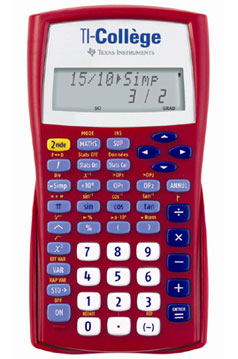 TEXAS INSTRUMENTS TI-COLLEGE