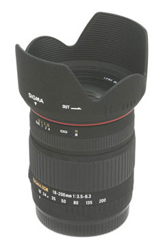 SIGMA 18-200mm F3,5-6,3 DCC