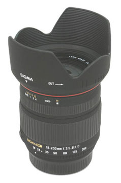 SIGMA 18-200mm F3,5-6,3 DCN
